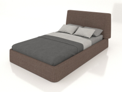 Cama de casal Picea 1200 (marrom)