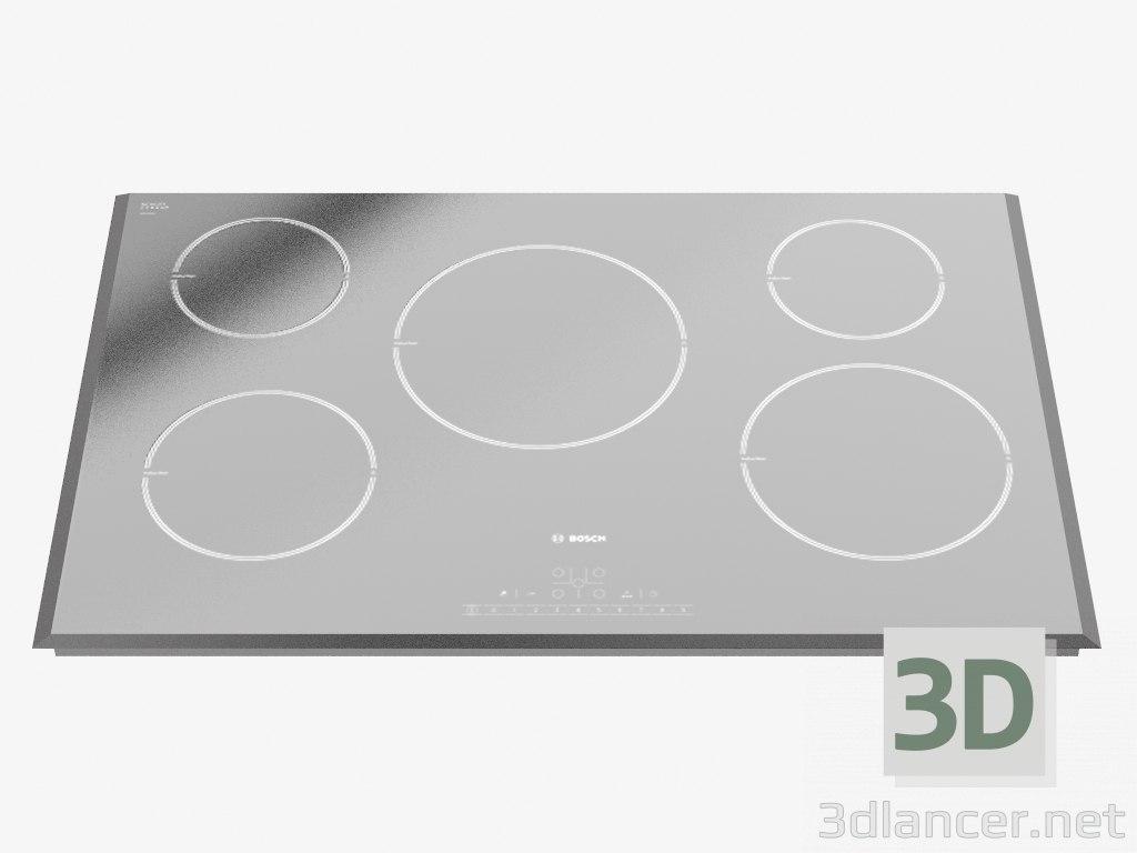 3d model Cocina empotrada de inducción PIM851F17E - vista previa