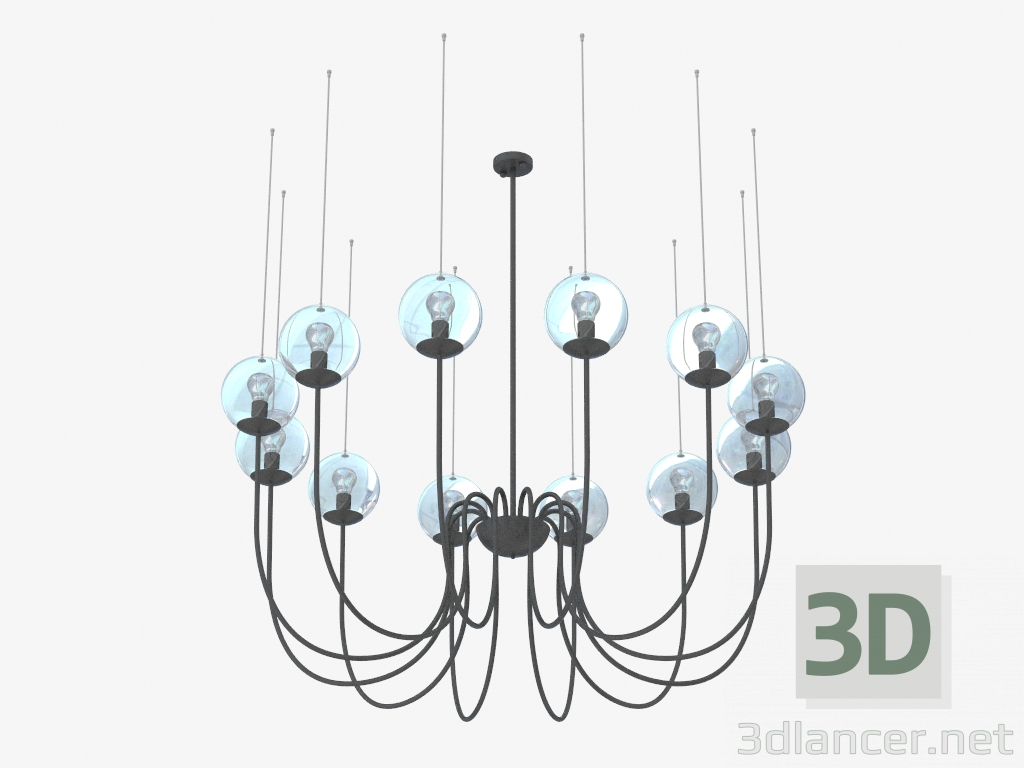 Modelo 3d Candelabro (S111019 12) - preview