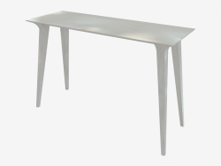 Console (frêne teinté blanc 40x110)