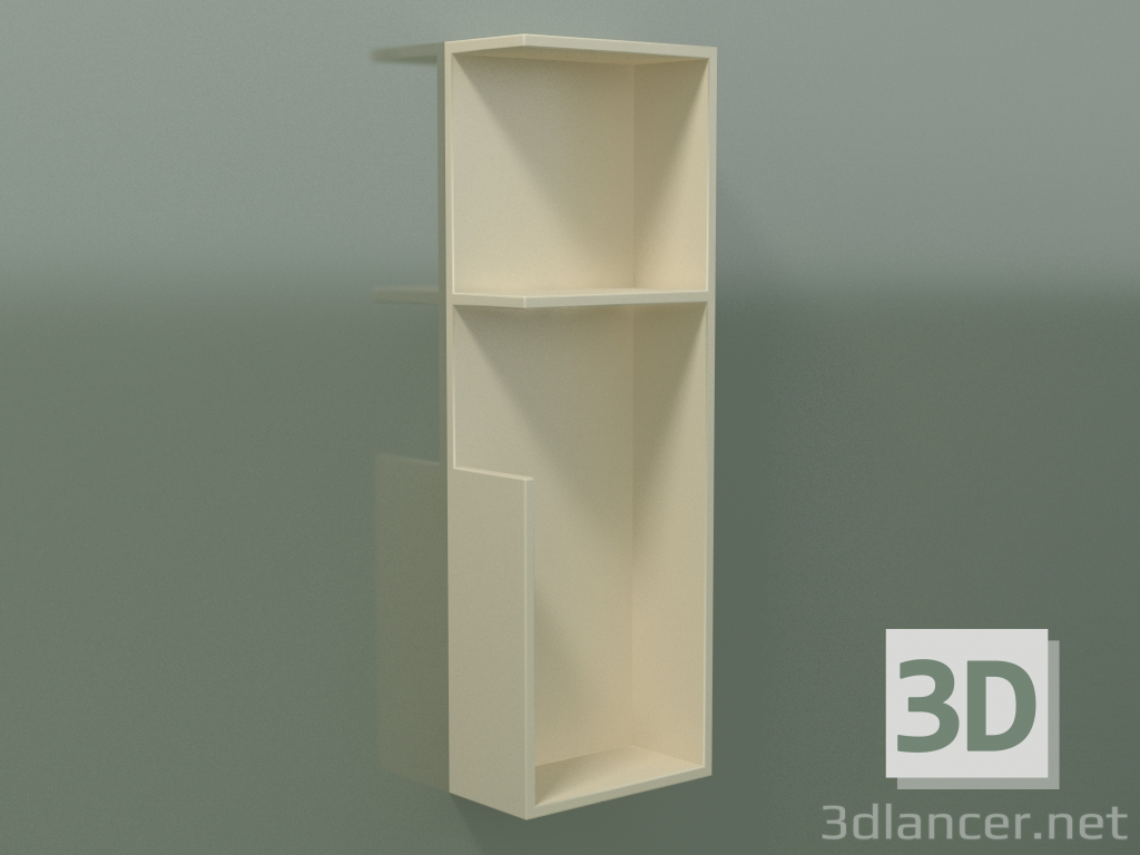 3d модель Вертикальная полка (90U19003, Bone C39, L 24, P 12, H 72 cm) – превью