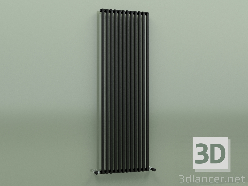 Modelo 3d Radiador SAX (H 1500 12 EL, Preto - RAL 9005) - preview