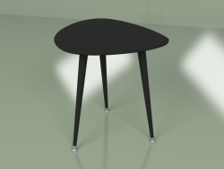 Table d'appoint Drop monochrome (noir)