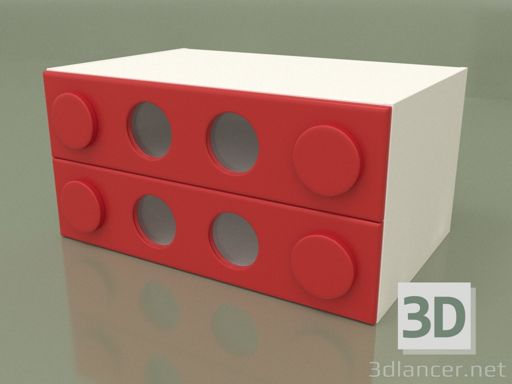 3d model Cajonera pequeña (Chile) - vista previa