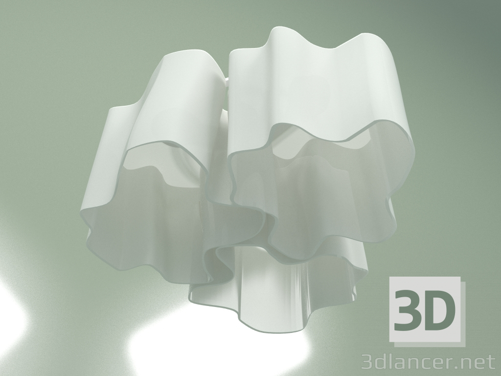 modello 3D Lampada da soffitto Medusa diametro 37 - anteprima