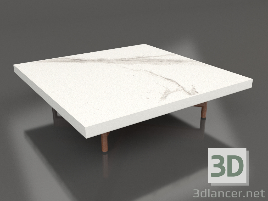 3D Modell Quadratischer Couchtisch (Achatgrau, DEKTON Aura) - Vorschau