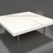 3D Modell Quadratischer Couchtisch (Achatgrau, DEKTON Aura) - Vorschau