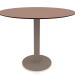 modèle 3D Table à manger sur pied colonne Ø90 (Bronze) - preview