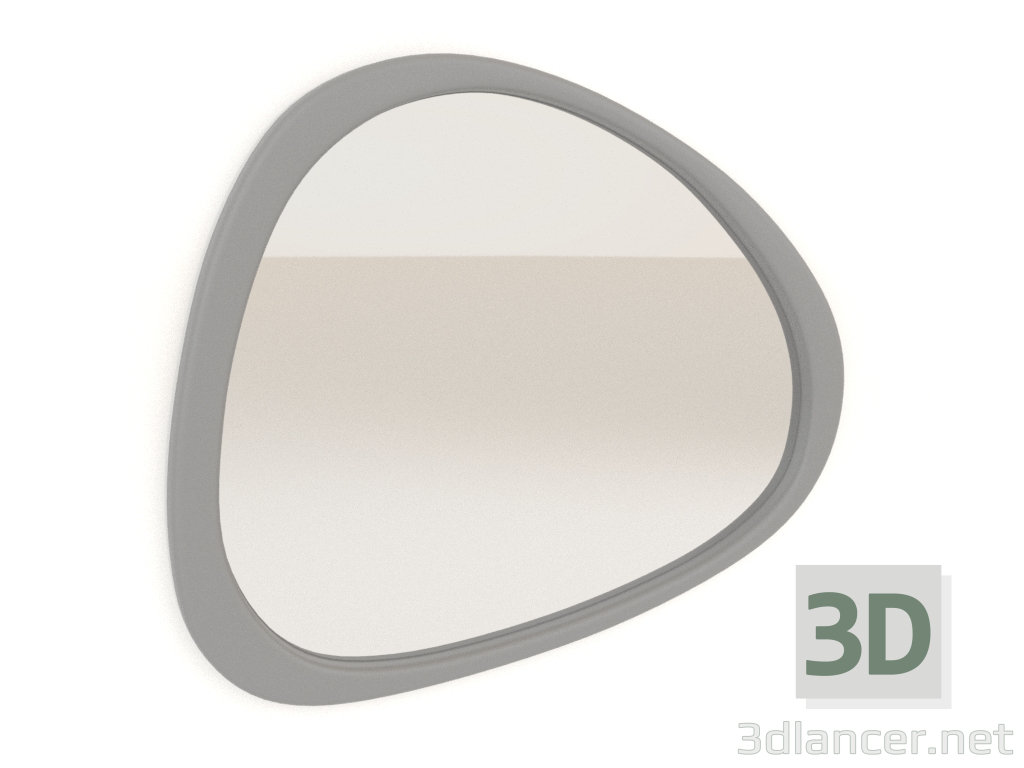 modèle 3D Miroir mural petit ASYM (béton) - preview modèle 3D Miroir mural petit ASYM (béton) - preview