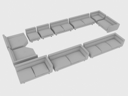 Éléments de canapé modulaire ANSEL