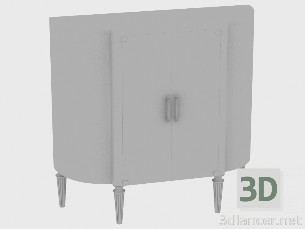 3d model Gabinete KATE TALL (165X47XH160) - vista previa