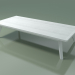 3d model Mesa de centro rectangular (56, blanco) - vista previa