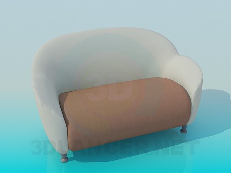 3d model Double Chair - preview