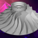 3d model Turbine bladed wheel - preview