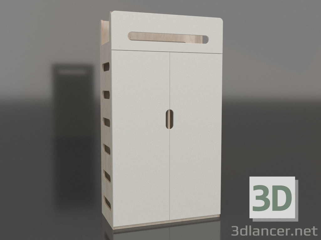 3D Modell Kleiderschrank geschlossen MOVE WA (WWMWA1) - Vorschau