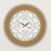 3d model Reloj de pared FLECHA (oro) - vista previa