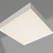 modello 3D Lampada IM-QUADRO-EMERGENCY-3H-S350x350-33W Day4000 (WH, 120 gradi, 230V) - anteprima