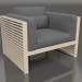 3d model Sillón con respaldo alto (Arena) - vista previa