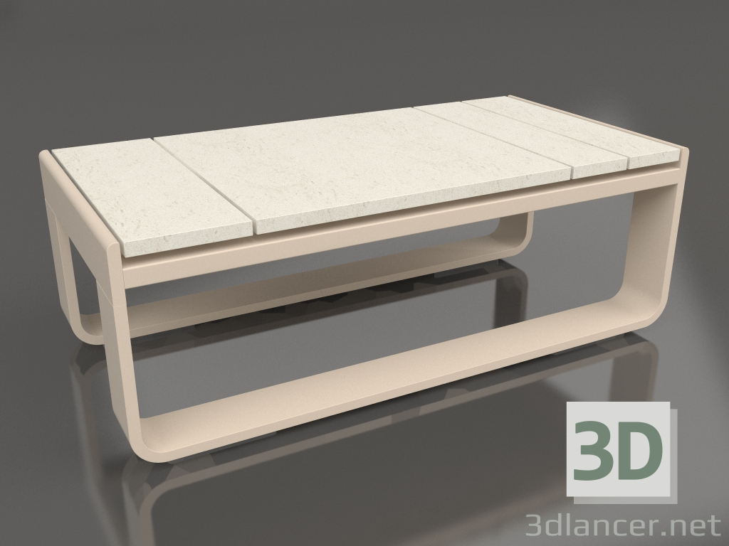 modello 3D Tavolino 35 (DEKTON Danae, Sabbia) - anteprima