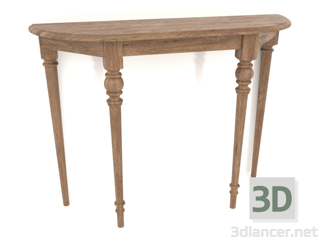 3d model Console (gold oak) - preview