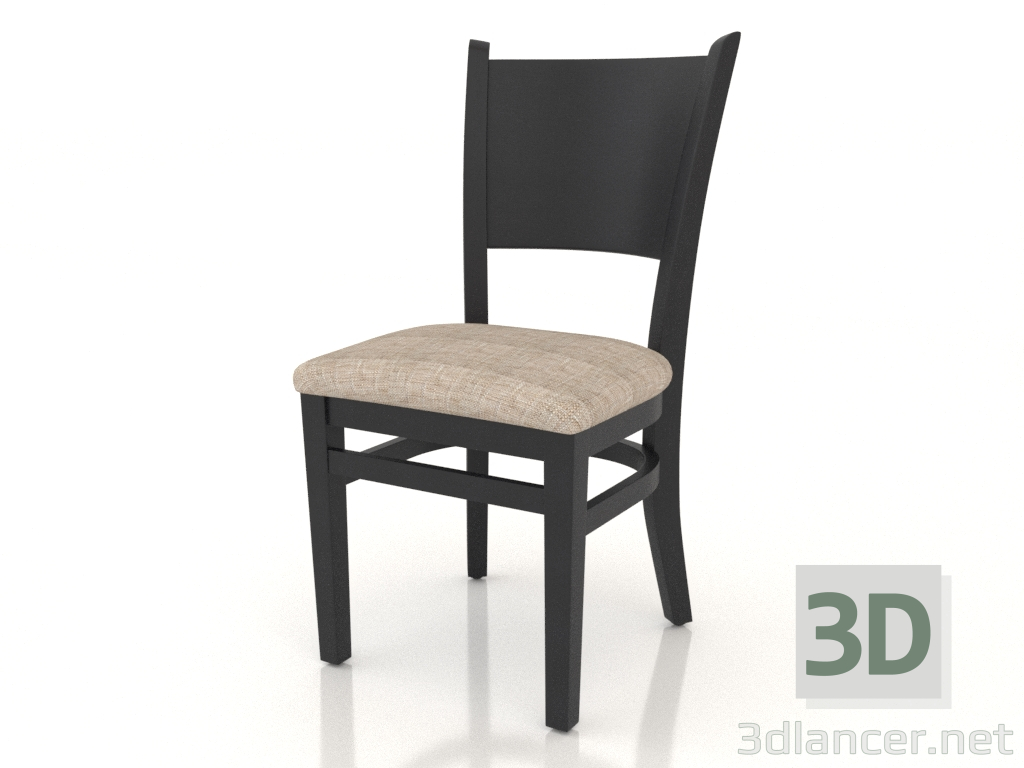 3D Modell Bristol Stuhl (Wenge dunkel) - Vorschau