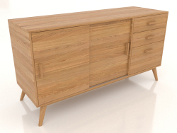 Chest of drawers 1 1500x500 mm (natural oak)