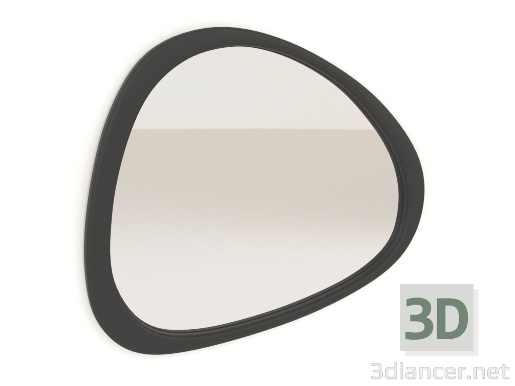 modello 3D Specchio da parete piccolo ASYM (profondo) - anteprima modello 3D Specchio da parete piccolo ASYM (profondo) - anteprima