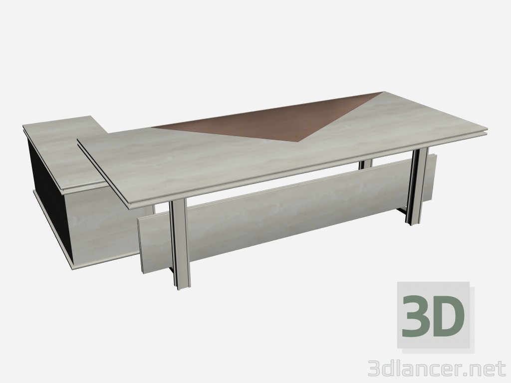 3d model Mesa Oficina Geox scrivania - vista previa