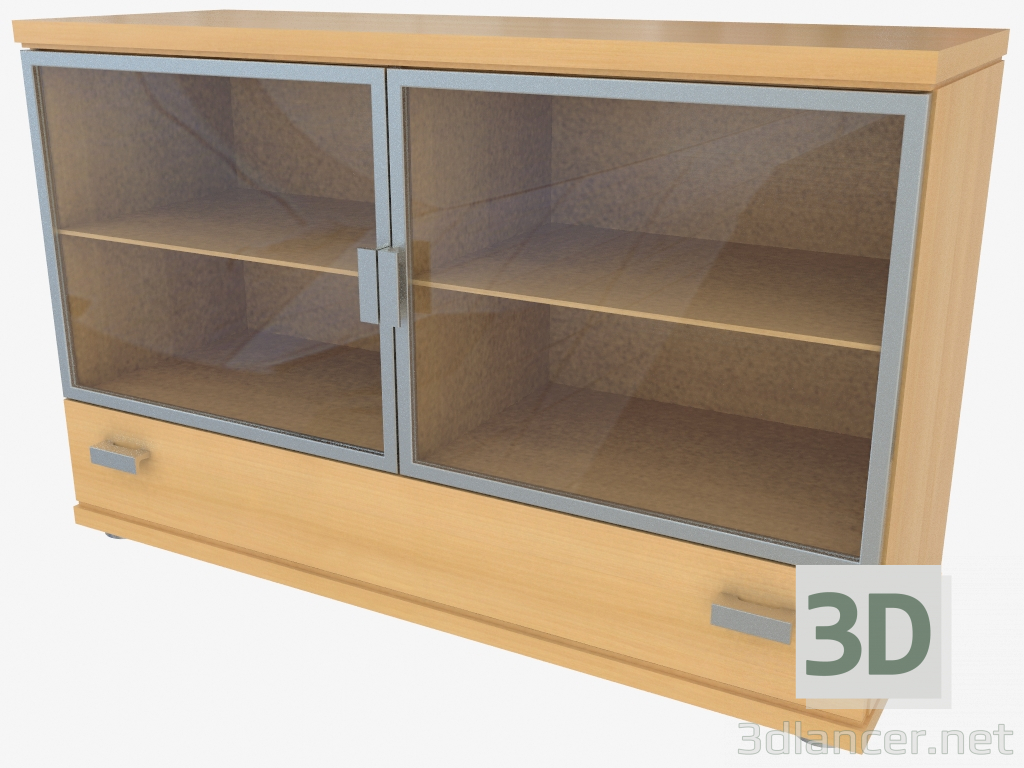 3d model Buffet de dos secciones (490-35) - vista previa