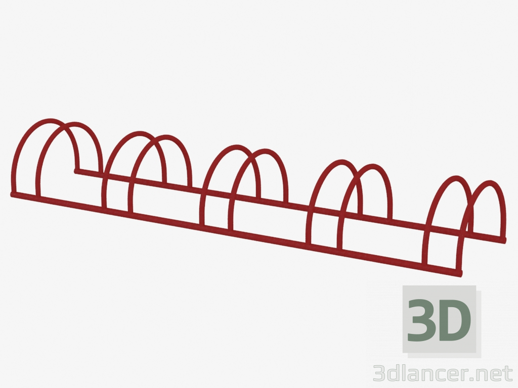 Modelo 3d Estacionamento para bicicletas (9035) - preview