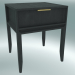 3d model Large bedside table (Dark Oak) - preview