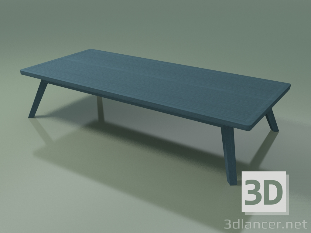 3d model Rectangular coffee table (56, Blue) - preview