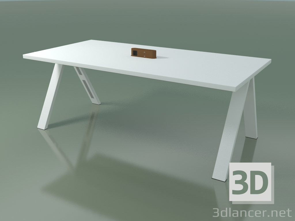 3d model Table with office worktop 5033 (H 74 - 200 x 98 cm, F01, composition 2) - preview