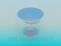 Metal round table