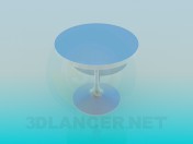 Metal round table