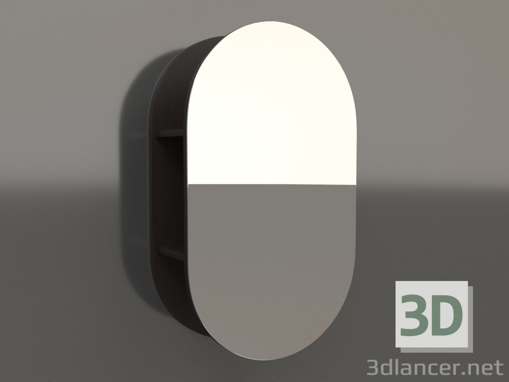 3d model Mirror ZL 20 (450х205х750, wood brown dark) - preview