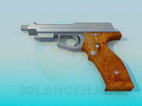 modello 3D Pistola - anteprima