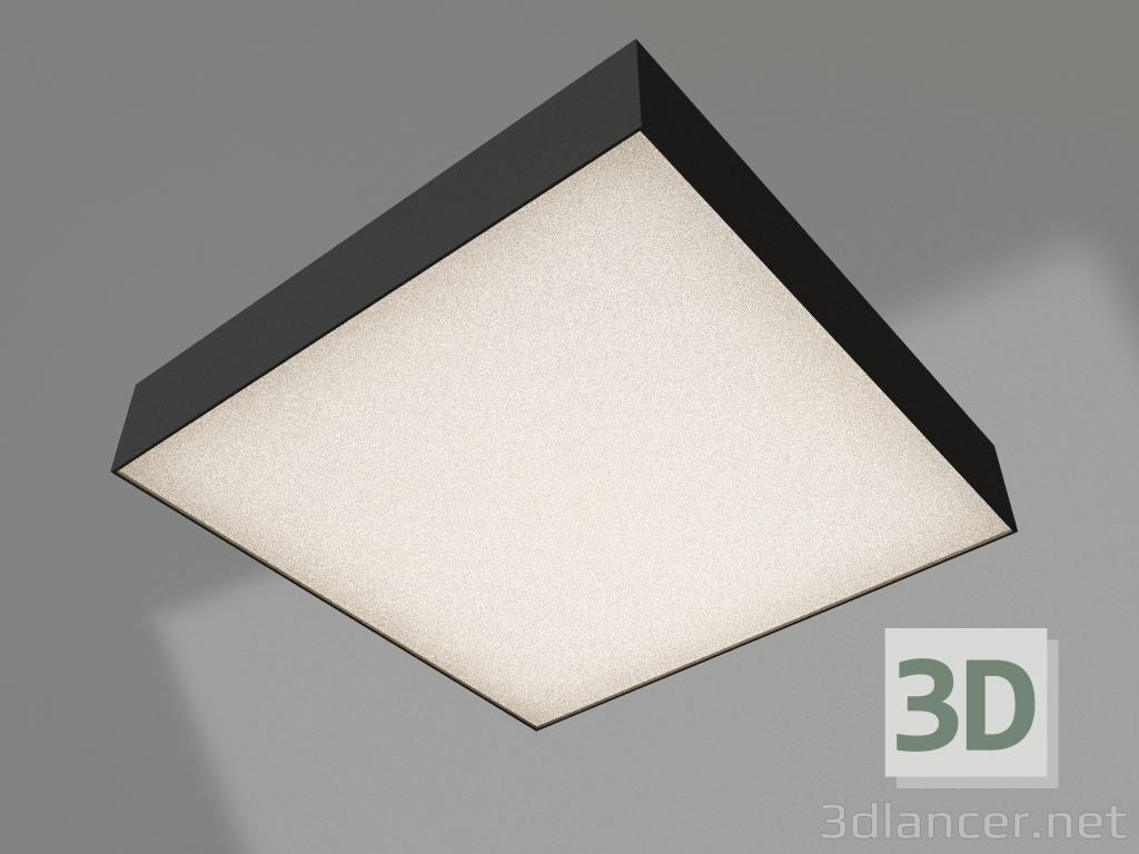 modèle 3D Lampe IM-QUADRO-EMERGENCY-3H-S350x350-33W Warm3000 (BK, 120 degrés, 230V) - preview