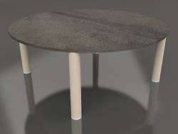 Table basse D 90 (Sable, DEKTON Radium)