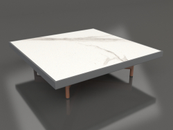 Quadratischer Couchtisch (Anthrazit, DEKTON Aura)