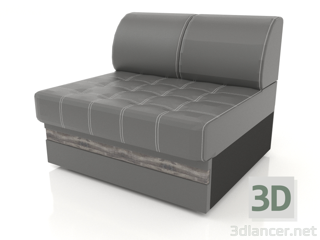 3d model Módulo sofá Ritis 7 - vista previa