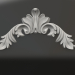 3d model Decorative plaster element DE 034 (336x163) - preview