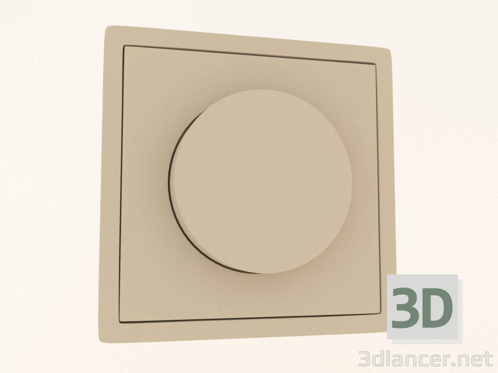 3d model Atenuador giratorio Dali (10-16,5 V CC, 92 mA, cachemira mate, DA65035) R98 - vista previa