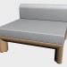 modello 3D Sofa (componente) modulo centrale 8852 8856 - anteprima