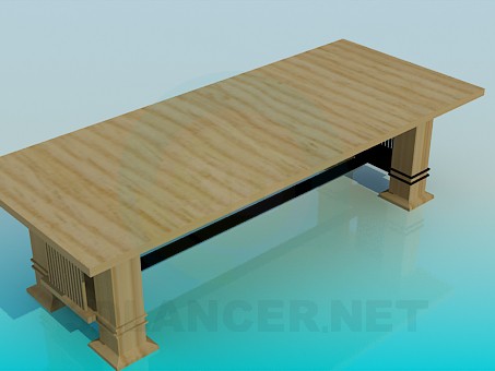 3d model Bench - preview