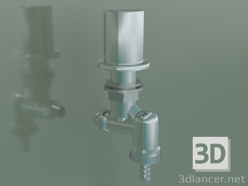 3d model Kitchen shut-off valve (10823000) - preview