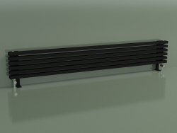 Radiateur horizontal RETTA (6 sections 2000 mm 60x30, noir mat)