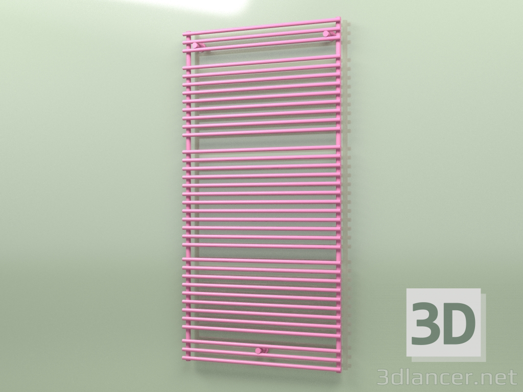 3d model Heated towel rail - Santorini (SAN 18 900 mm, RAL - 4003) - preview