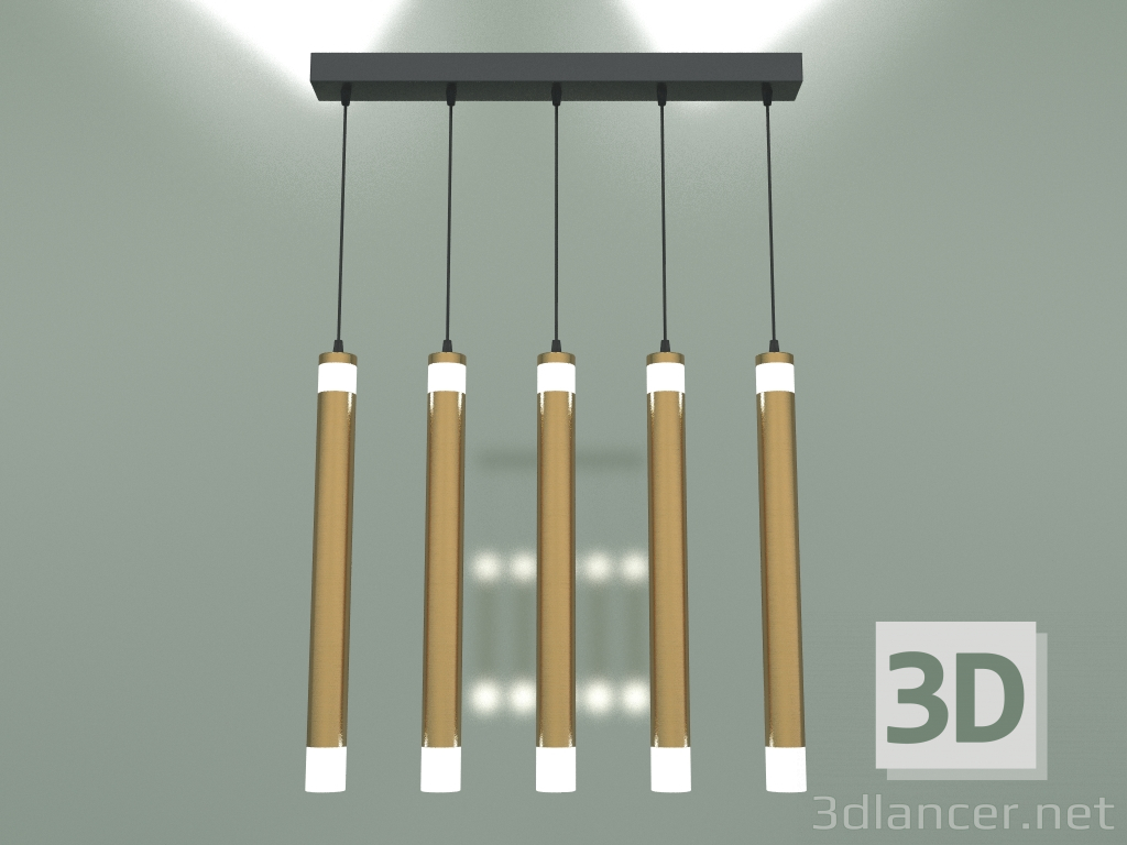 3d model Lámpara colgante 50133-5 LED (bronce) - vista previa