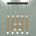 modèle 3D Suspension 50133-5 LED (bronze) - preview